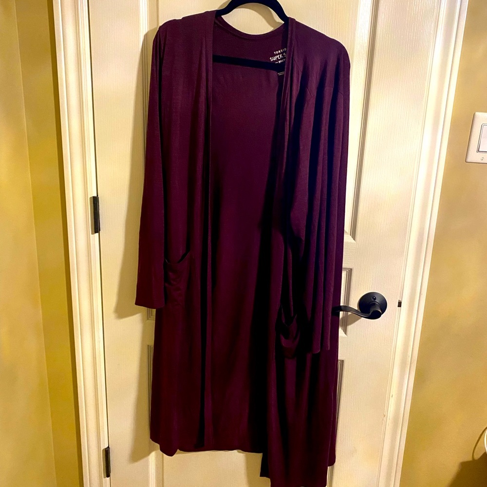 Torrid burgundy sleep duster